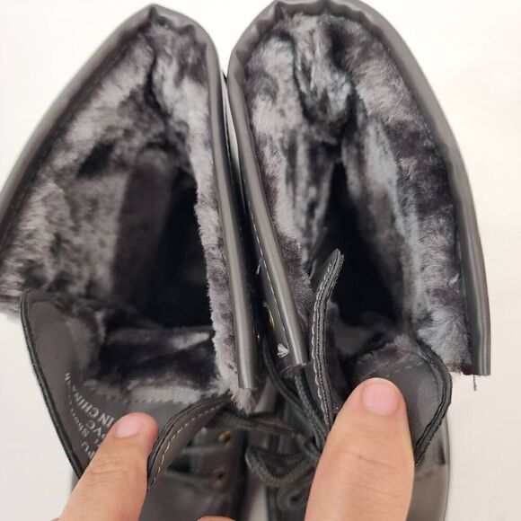 EQUICK Size 11 Women's Combat Boots Lace up Ankle Waterproof Booties anti-slip F - Picture 7 of 10